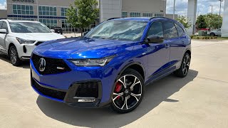 Apex Blue 2025 Acura MDX TypeS Advance Walkaround [upl. by Bucky]