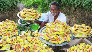 100 Maggi Noodles Cooking By Our Grandpa  Yummy Maggi Noodles Donating to Orphans [upl. by Tedric]