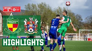 HIGHLIGHTS  Nantwich Town 42 Stalybridge Celtic  PitchingIn NPL West  6424 [upl. by Zigrang393]