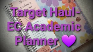 Target Erin Condren Academic Planner Haul [upl. by Ahsienahs]