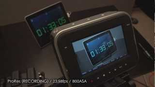 Blackmagic Cinema Camera Internal Battery Codec Test [upl. by Ennairb52]