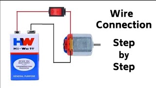 How to Connect DC Motor to direct Light😲 [upl. by Annayt]