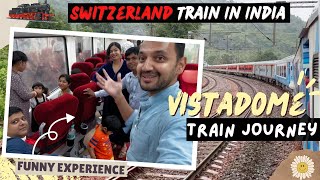 Vistadome Train Journey from Vizag to Araku Valley  Best train journey in India  Traveling CA [upl. by Varuag]