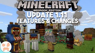 NEW BLOCKS and FULL VILLAGE amp PILLAGE  Minecraft Bedrock 111 Features amp Changes [upl. by Seavey]