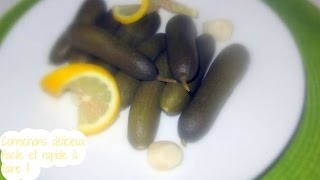 Comment faire des cornichons rapides à déguster sans attendre  Quick pickles [upl. by Kabob78]