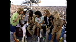 MTV Interview  Hall amp Oates with Ruffin amp Kendricks MTV  Live Aid 7131985 [upl. by Novyat260]