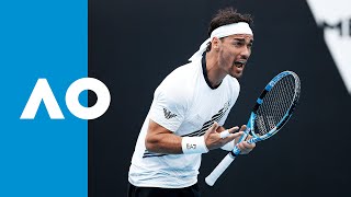 Reilly Opelka vs Fabio Fognini  Match Highlights 1R  Australian Open 2020 [upl. by Ovida636]