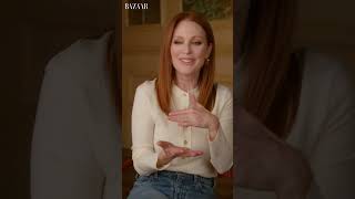 Julianne Moore on the best piece of beauty advice she has received  Bazaar UK [upl. by Shig346]