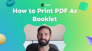 How to Print PDF As Booklet Step by Step [upl. by Amelus394]