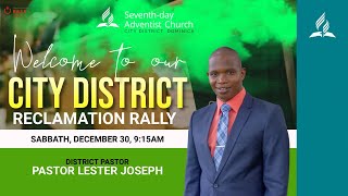 City District Reclamation Rally  Roseau SDA Church  12302023 [upl. by Aitel]