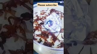 The most delicious prawn briyani recipe ever shortviralfood cooking recipe chef [upl. by Ronica]