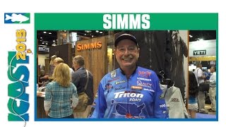 Simms New Upgraded Pro Dry Rain Gear with Shaw Grigsby  ICAST 2015 [upl. by Eanahs]