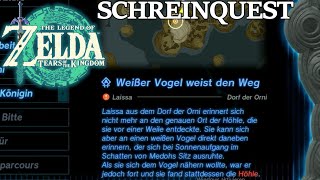 Die Schreinquest Weißer Vogel weist den Weg und der WaoozaSchrein  Zelda Tears of the Kingdom [upl. by Trinl]