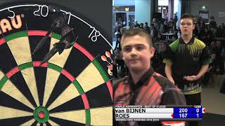 Winmau NDB Ranking Finale Aspiranten VDO Open 20182019 [upl. by Oiramat51]