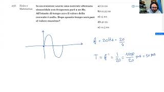 🔭 Luglio 2024  Fisica e matematica n° 258  In un resistore scorre una corrente alternata sinusoid… [upl. by Ahsenauq212]