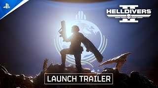 Helldivers 2  quotThe Fight for Freedom Begins quot Launch Trailer  PS5 amp PC Games [upl. by Itnaihc]