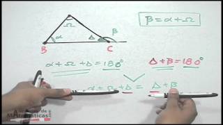 Suma de dos ángulos interiores igual a uno externo [upl. by Elianore]