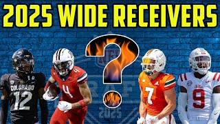 How Good is the 2025 WIDE RECEIVER CLASS  Burning Questions [upl. by Loseff]