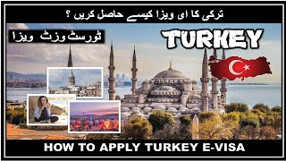 EVisa for Turkey  Online Evisa process for Turkey  How to get Turkey Visa [upl. by Sirromal190]