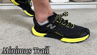 New Balance Minimus Trail Reviewamp On foot [upl. by Emirac661]