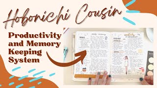 April Start Hobonichi Cousin SET UP  Productivity and Memory Keeping [upl. by Kanter]