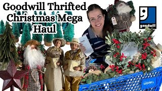 Goodwill Thrifted Christmas Mega Haul [upl. by Nirtiac991]