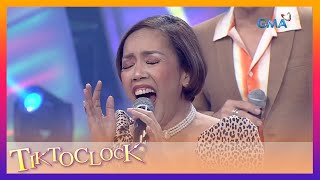 Biritan to the max with the Dental Diva Kakai Bautista sa awiting “Basangbasa sa Ulan”  TiktoClock [upl. by Anaujahs]