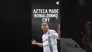 The day the Azteca made Ronaldinho 🇧🇷 cry 🥹🏟️🇲🇽 [upl. by Uolymme]