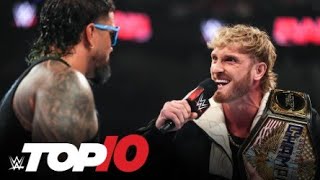 Top 10 Monday Night Raw moments WWE Top 10 April 29 2024 [upl. by Harriet]