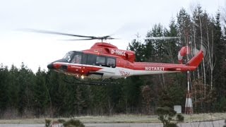 DRF Luftrettung Bell 412  Christoph Thüringen Station Bad Berka [upl. by Lirva]