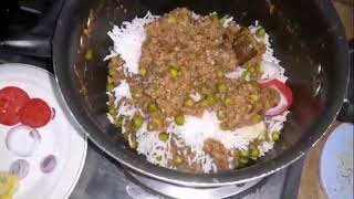 Smokey Achri beef keema biryani zero oil [upl. by Bambie]