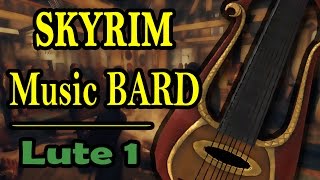 SKYRIM music bard  Lute 1 without echo  normal version [upl. by Uamak]