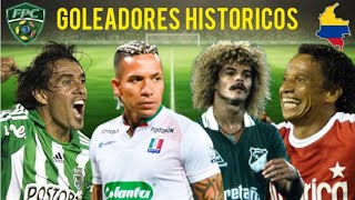 los 10 Máximos Goleadores del Futbol Profesional Colombiano  Ranking Actualizado 2024 [upl. by Keil187]