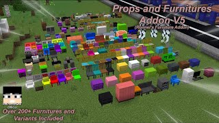 Prop and Furnitures V5 Minecraft Addon Trailer [upl. by Kuhn]