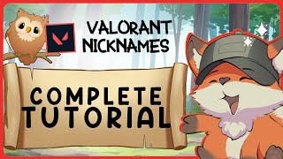 Valorant Nicknames  Guide Glimpse [upl. by Engapmahc916]