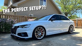 B9 Audi S4 ECS Tuning AERO KIT Install [upl. by Simona802]