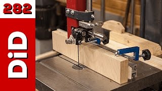 282 Kalibracja pilarki taśmowej bandsaw setup tuneup drift [upl. by Yrreg]