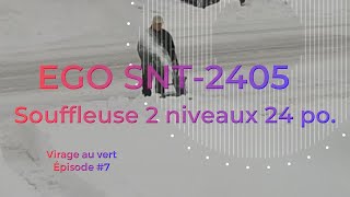 Souffleuse à neige EGO SNT 2405 VAV Ep07 [upl. by Lezah]