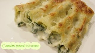 Cannelloni épinards à la ricotta [upl. by Jacquetta]