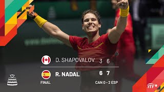 EPIC amp DRAMATIC Battle Between Rafa Nadal and Denis Shapovalov in Rome [upl. by Hareenum584]