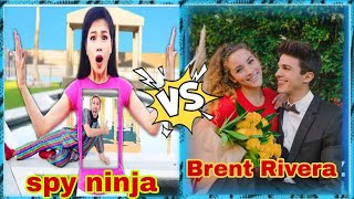 Spy ninja family vs Brent Rivera Lexi reivera from youngest to oldest 2024 [upl. by Joacimah]