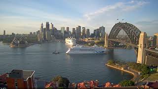 AIDAcara arrives in Sydney Harbour 20 Dec 2017 [upl. by Aenel532]