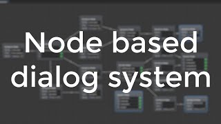 Node Based Dialog System Asset  Unity  Asset  Unity tools [upl. by Aerua631]