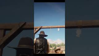 Rdr2  Hangman🔪✂️ 4k johnmarston gaming rdr2 shorts reels [upl. by Anaujit]