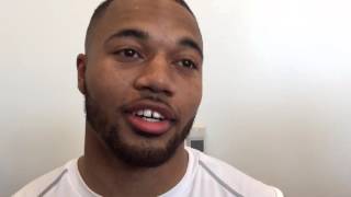 Marshon Lattimore after spring game [upl. by Ogawa679]