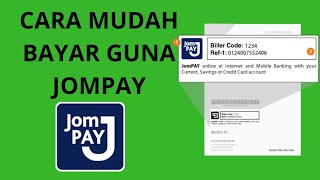 Cara Buat Bayaran JOMPAY  Senang Je  Ikut Step Ni [upl. by Jabon]