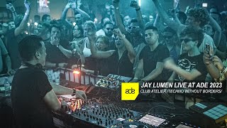 Jay Lumen live at ADE 2023  Club Atelier  Techno Without Borders  Amsterdam [upl. by Uchida409]