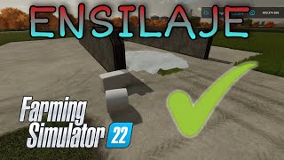 CÓMO HACER ENSILAJE  Farming Simulator 22  Tutorial [upl. by Bridget]