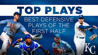 Top Plays Kansas City Royals Best Defensive Plays of the First Half  2021 Season [upl. by Burlie]