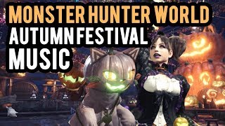 Monster Hunter World  Autumn Festival Music BGM Astera [upl. by Antonina]